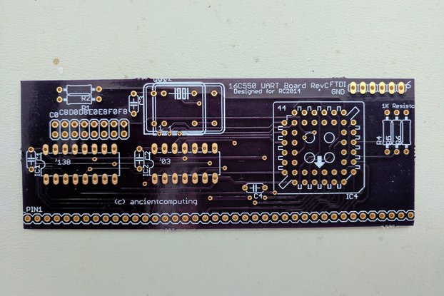 16C550 UART Board for RC2014