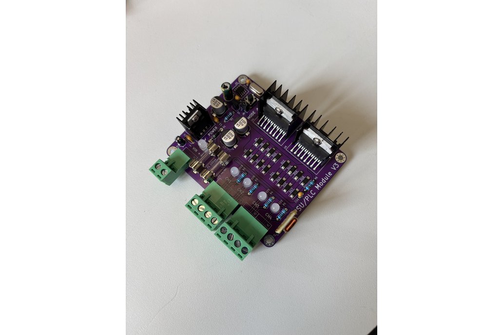 Arduino-Compatible PSU/PLC Module with Dual L298N 1