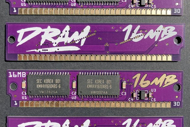 PurpleRAM 64MB (16MB x 4) 30-pin DRAM SIMM kit