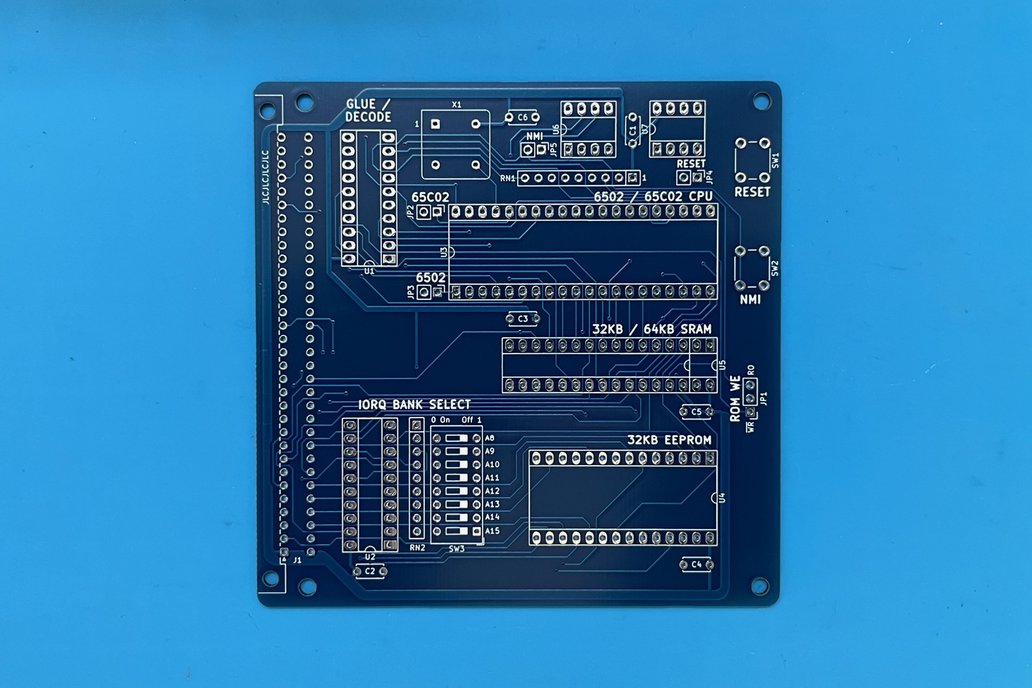 Minimalist Europe Card Bus - 6502 CPU Card 1