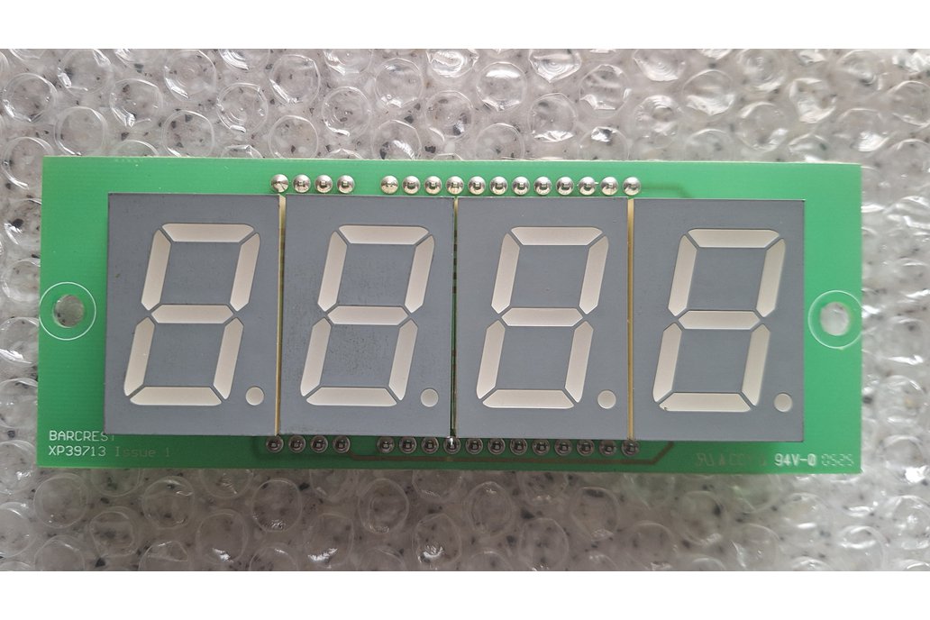 1.2" 4 digit multiplexed HE-Red LED display PCB 1