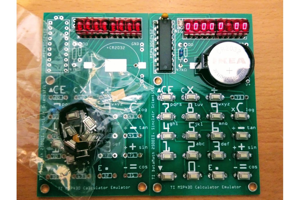 TI MSP430 Emulating Calculator Kit 1
