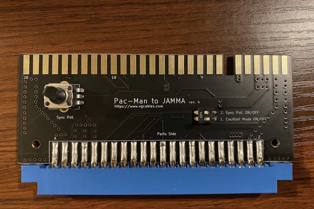 Pac-Man JAMMA Adapter Board