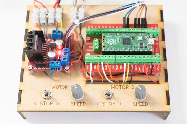 2X DC Motor Controller w/speed and direction