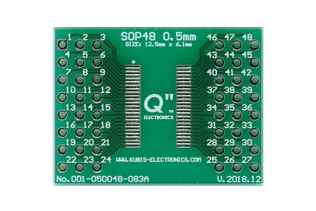 TSOP48, TSSOP48 (8mm) 0.50mm(0.02") to 2 x IDC3x8 1