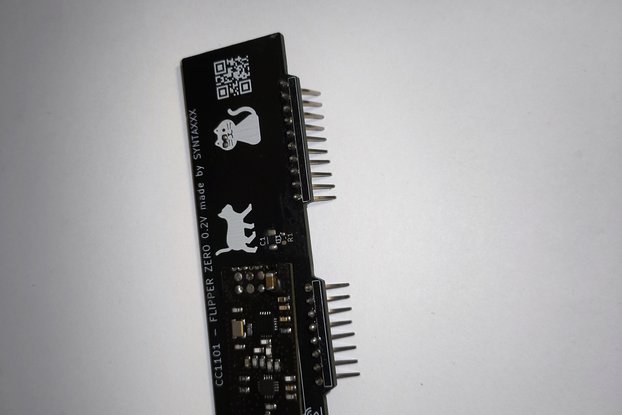 CC1101 / NRF24 PCB HAT for Flipper Zero (SMA Versi
