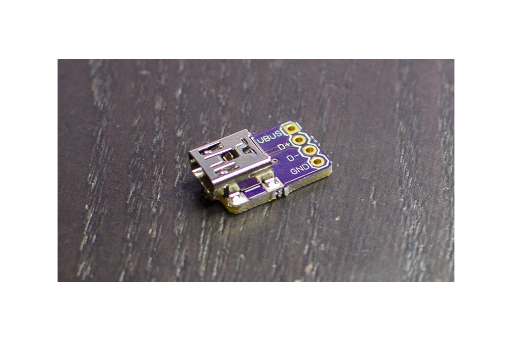Mini USB B Socket Breakout 1