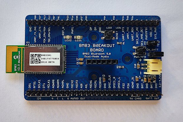 BM83 Bluetooth 5.0 Dual-Mode Breakout Board