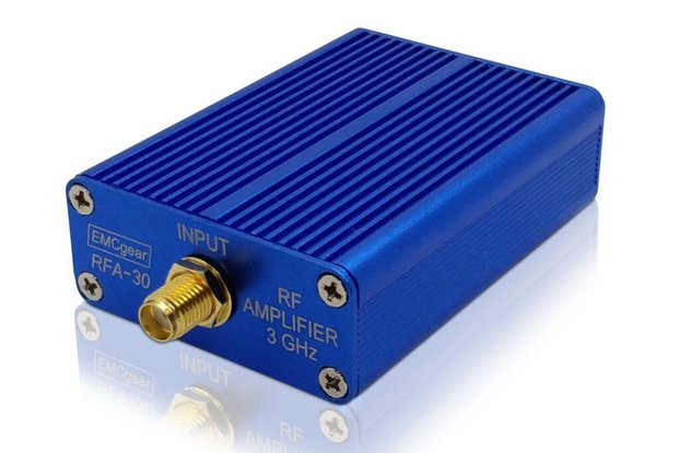 RF amplifier - 1 MHz to 3 GHz, 20/40 dB, SMA, USB