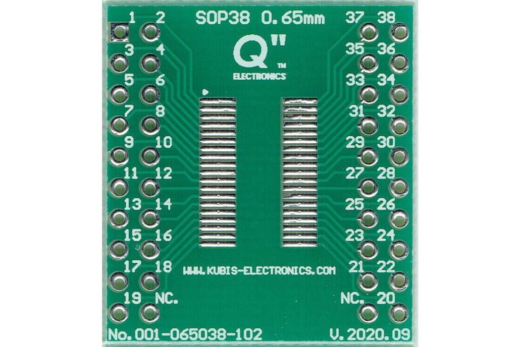SSOP38, TSSOP38 0.65mm(0.026") to 2 x IDC2x10. 1