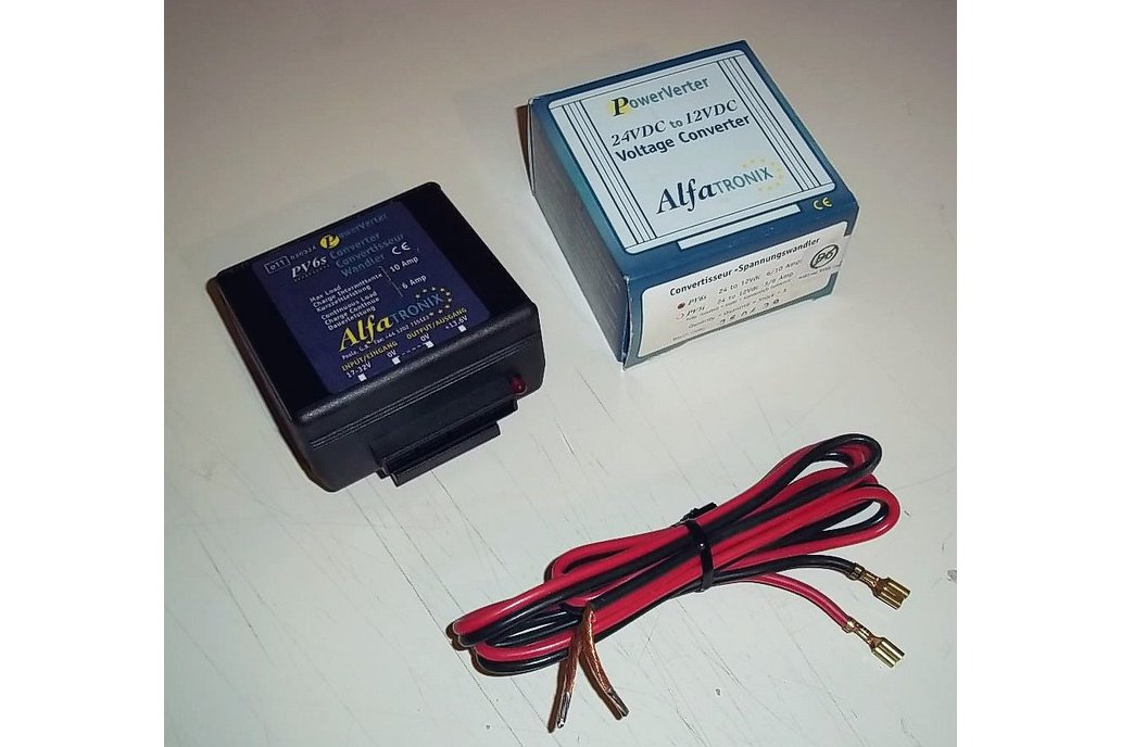ALFATRONIX PV6S, 24V to 12V DC converter from Bakalistic Systems on Tindie