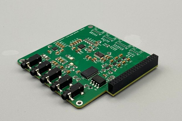 BentoIO AMH2 Pro Audio/MIDI HAT for Raspberry Pi