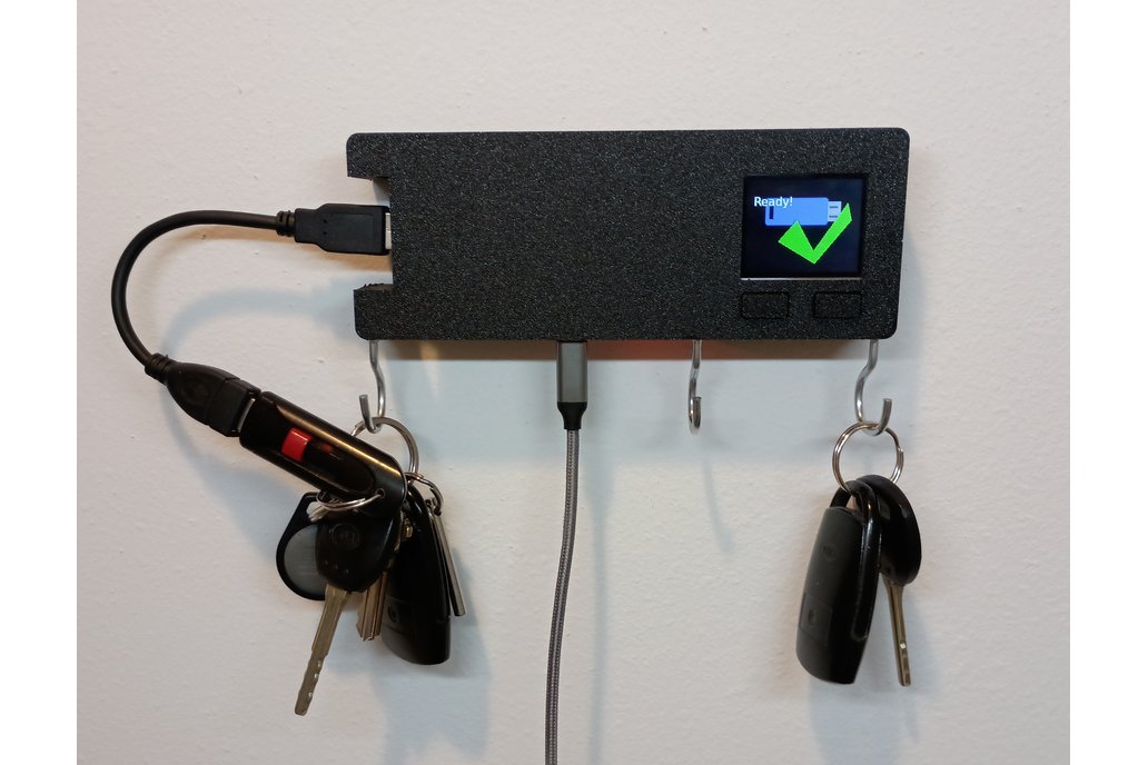 Key holder + Backup system, Raspberry Pi version 1
