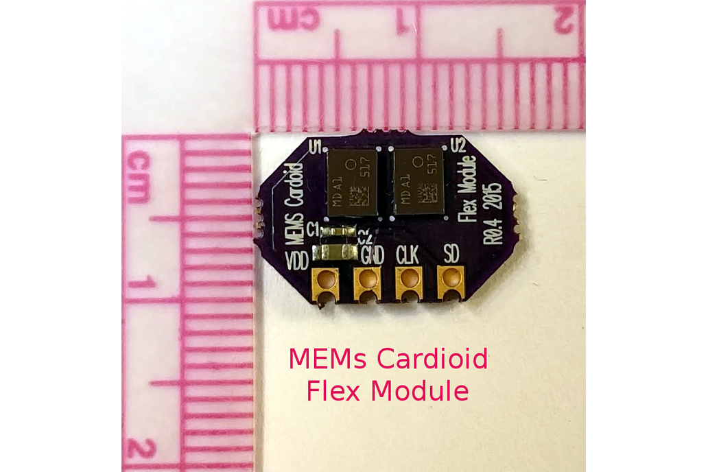 Stereo/Cardioid MEMs Microphone Flex Module 1