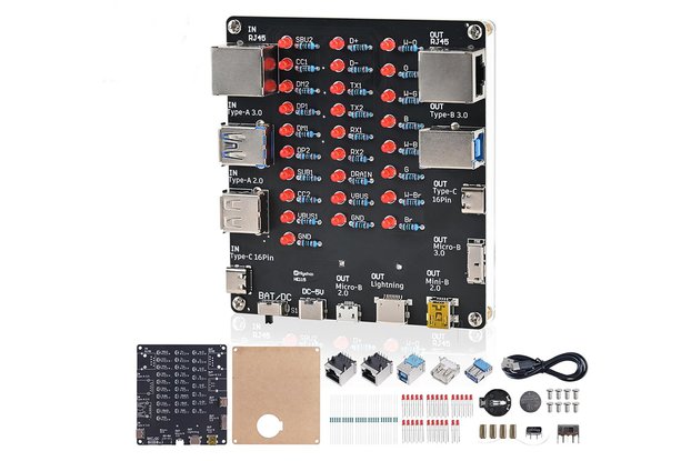 DIY 9-in-1 Universal USB Cable Tester Kit