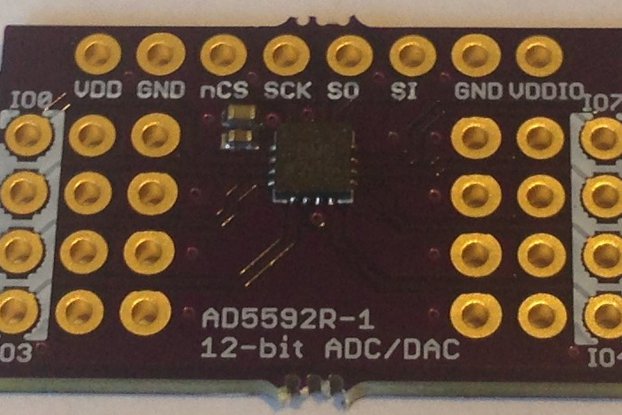 AD5592R 8-channel 12-bit ADC, DAC or GPIO Breakout