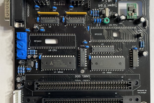 Super 8 bit v4.1 NES Compatible Game Console PCB
