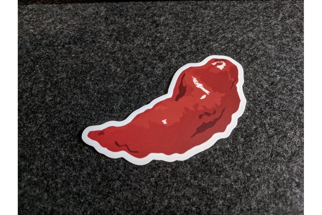 Ghost Pepper Sticker 1