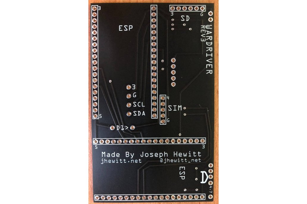 Portable ESP32 Wardriver (PCB only) 1
