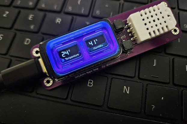 Temp Humidity Monitor (Hydroponics / Microgreens)