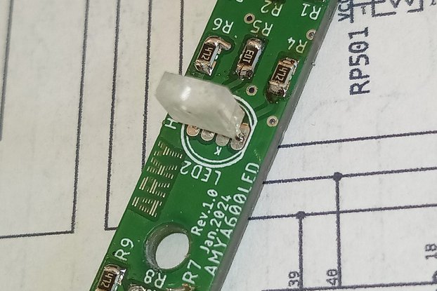 RGB Programmable Amiga 600 3xLED PCB