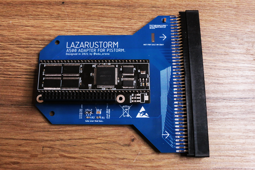 External PiSTORM for Amiga 500 from RetroFletch on Tindie