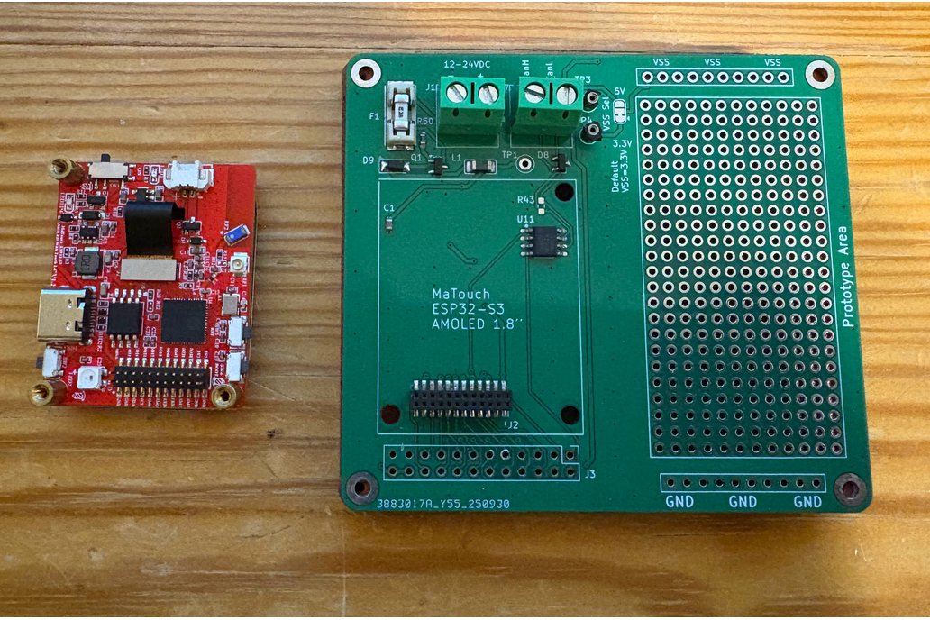 ESP32-S3 AMOLED Display Breakout Board 1