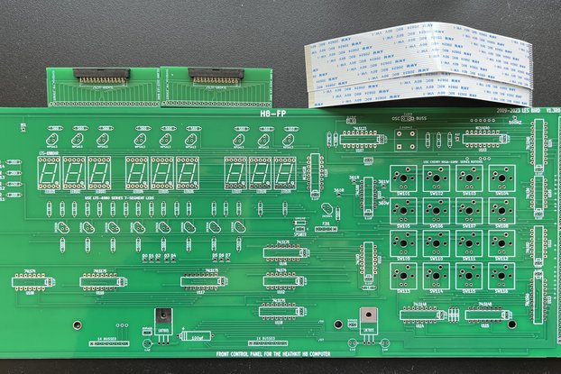 H8 FRONT PANEL (PCB w/backplane adapters)