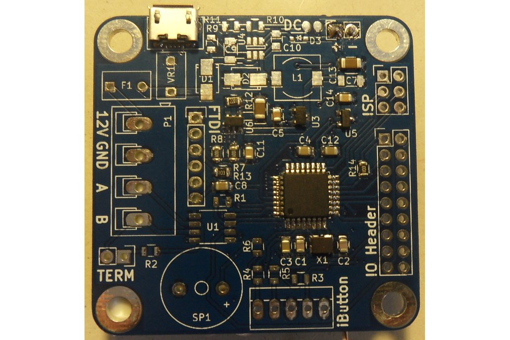 RS485 / RFM69 OpenHomeSecurity node 1.4. 1