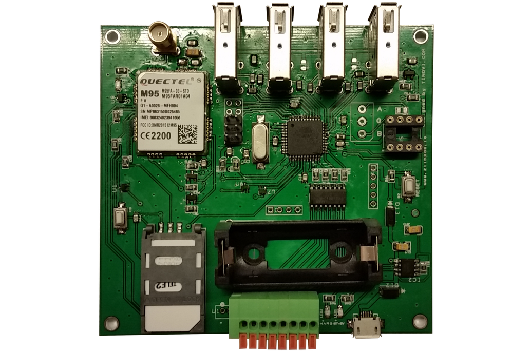 IoT GSM GPRS  Arduino  M95 development board 1