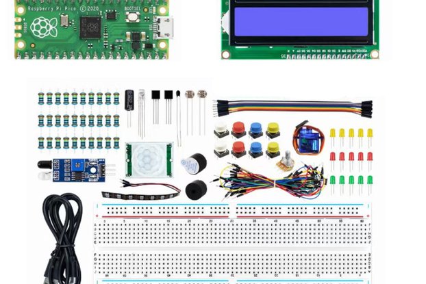 Raspberry Pi Pico Basic Starter Kit with LCD1602