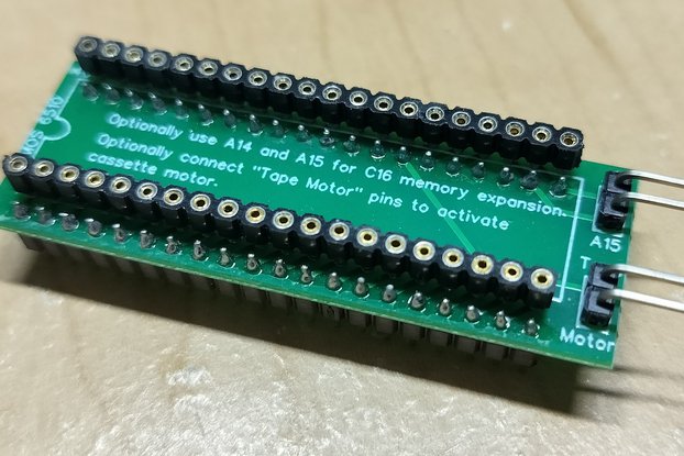 Commodore/MOS 6510/8500 to 7501/8501 CPU Adapter