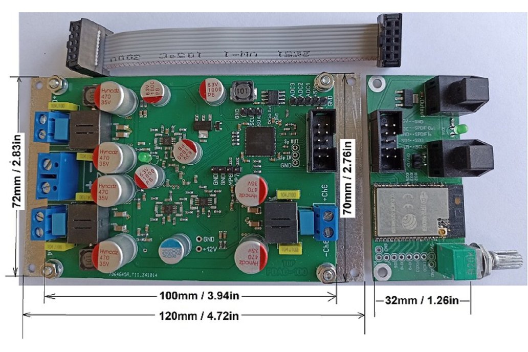 3Way DSP Amp + I/O ESP32 1