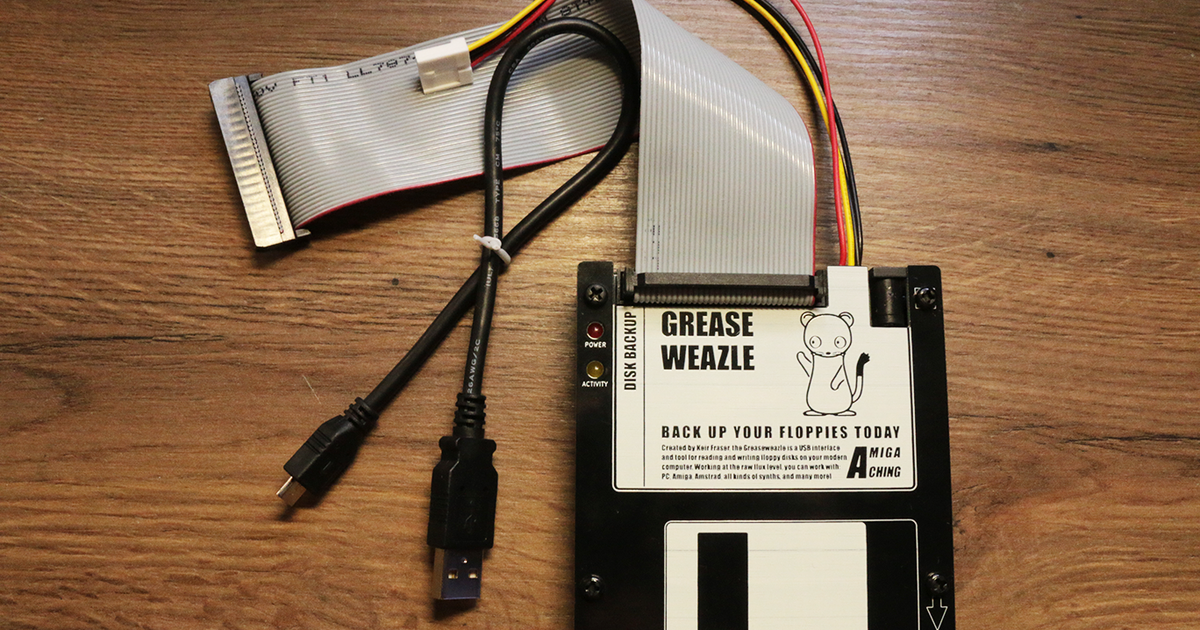 Greaseweazle Flux Reader Writer USB Floppy Drive Amiga Atari MSX IBM PC 