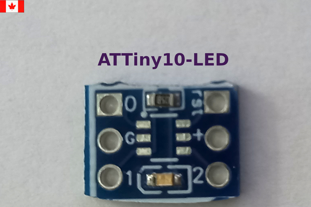 ATtiny10-Minimum Arduino development board 1