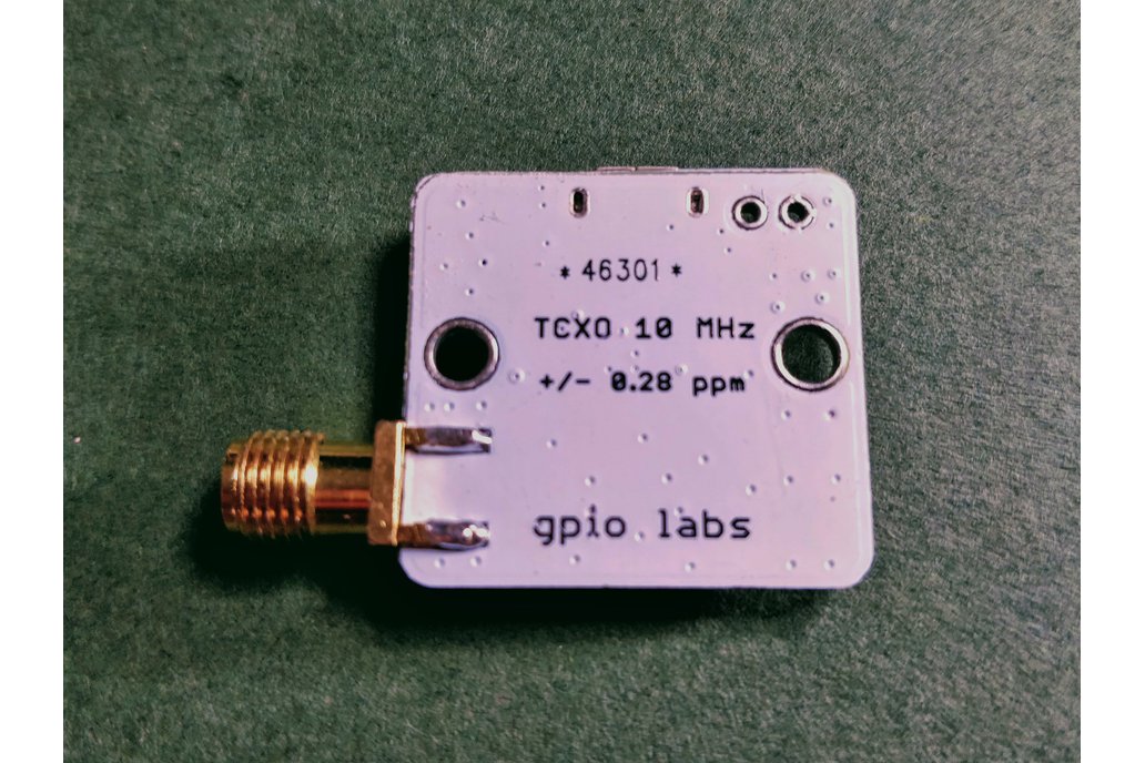10 MHz Oscillator TCXO 10 MHz +/ 0.28 ppm from GPIO Labs on Tindie