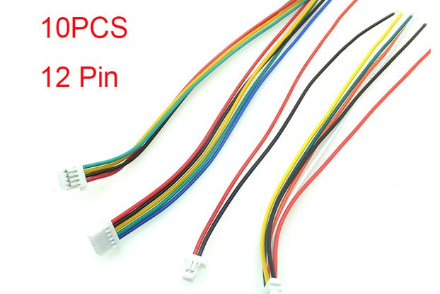 10PCS 12P Single Head Connector Cable 100mm(11922)