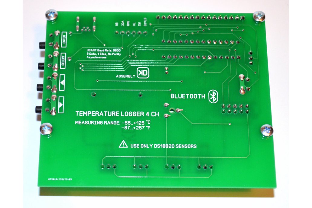 Bluetooth Temperature Data Logger with External Sensor - Klipspringer