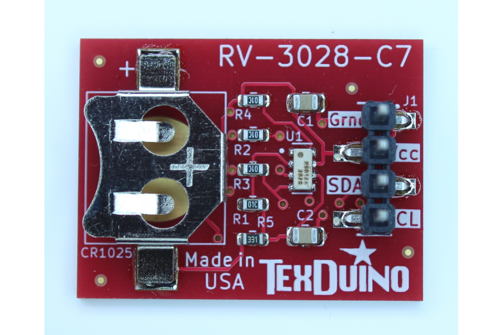 RV-3028-C7 RTC with replaceable battery 1