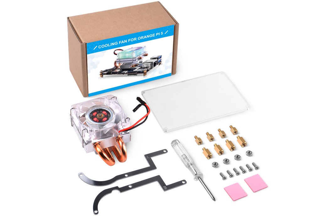 52Pi Orange Pi 5/5B Cooling Fan with Heatsink 1