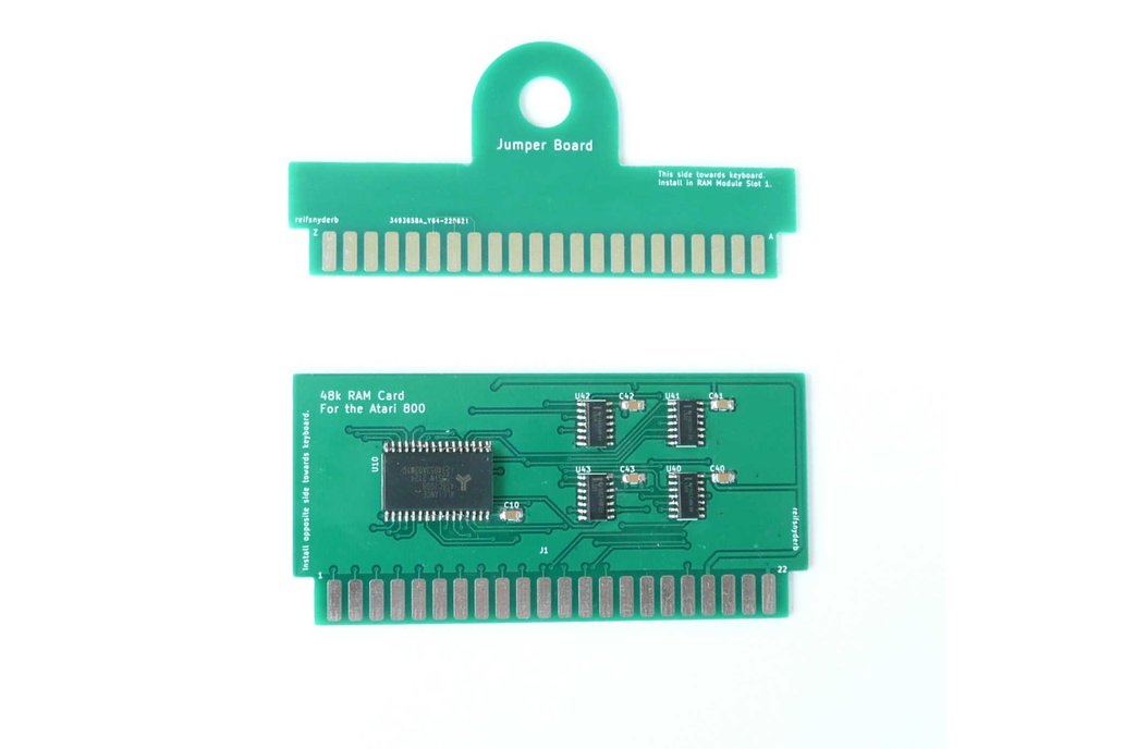 Atari 800 48k RAM Card with Jumper Board 1