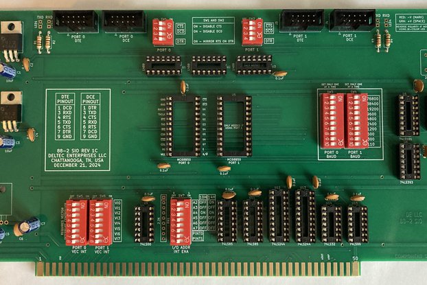 MITS 88-2SIO Compatible "REV 1" RS232 Serial Board