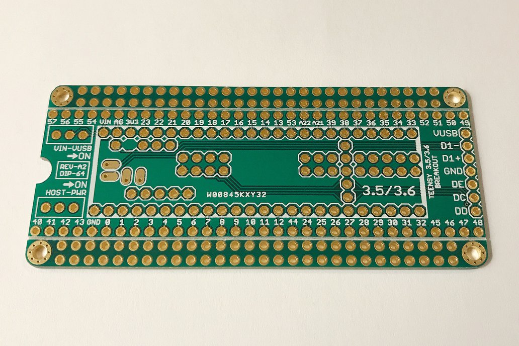 For Teensy 3.5/3.6/4.1 Module Breakout Board 48 Pin 3.81mm