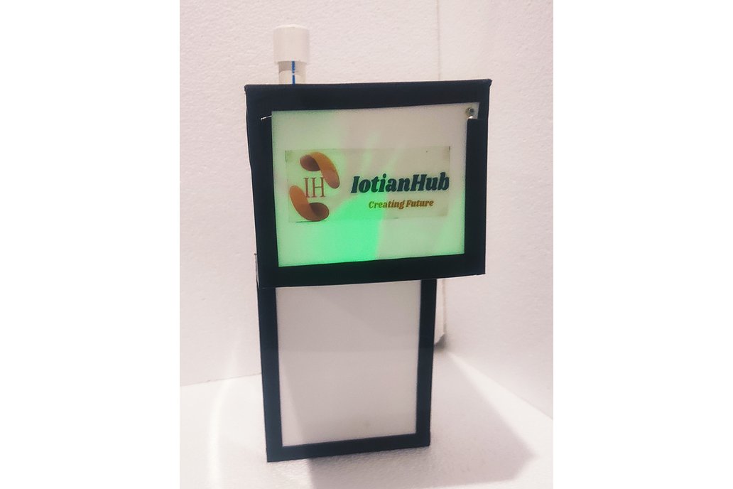 Iotianhub Automatic Hand Sanitizer with Dashboard 1