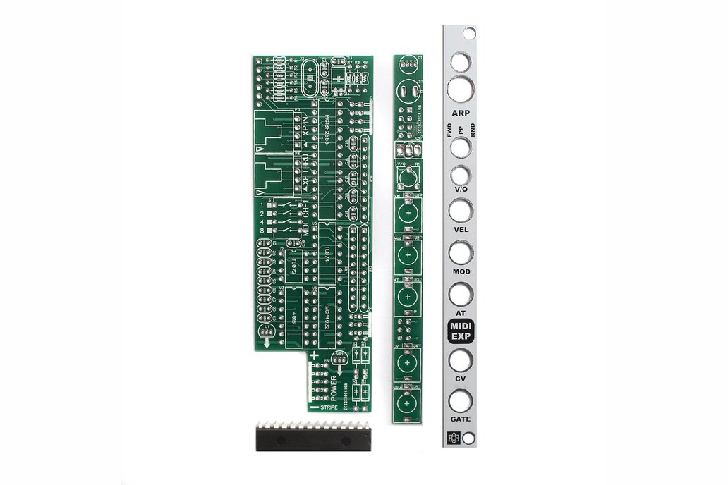 MST MIDI to CV Expander PCBs, Panel and IC 1