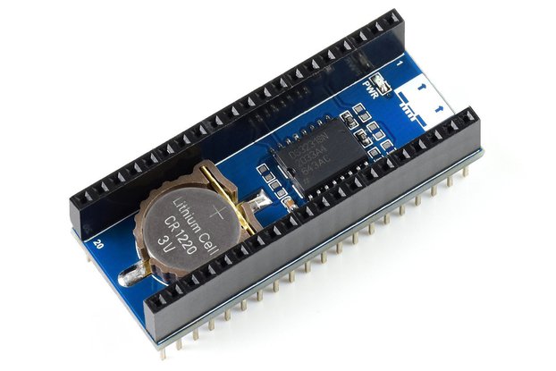 RTC Module for Raspberry Pi Pico, Onboard DS3231