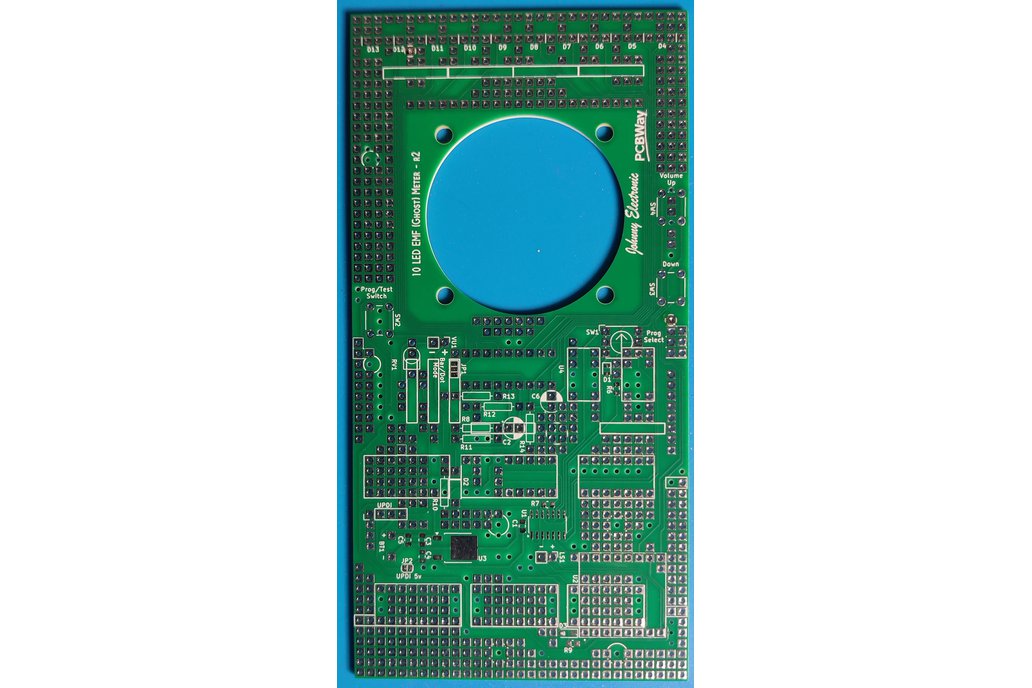 10 LED EMF Meter, r2- PCB 1