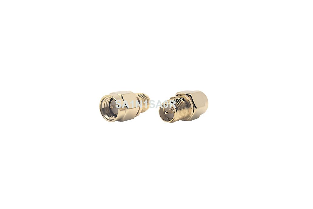 SMA Male to RP SMA Female 180゜Adapter SA1N1SA0R 1