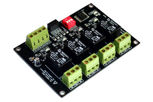 4 Channel I2C Electromagnetic Relay Module