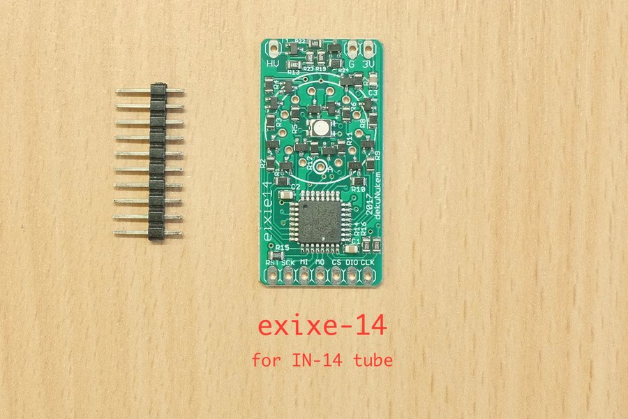 exixe: Miniture Nixie Tube Driver Modules from dekuNukem on Tindie